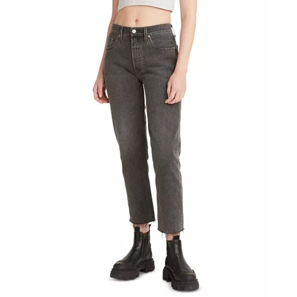 Levi's 501 high rise cropped jeans - Picture 3 of 10